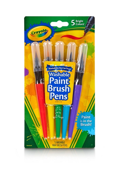 Crayola Washable Paint Brush Pens, 5 CT