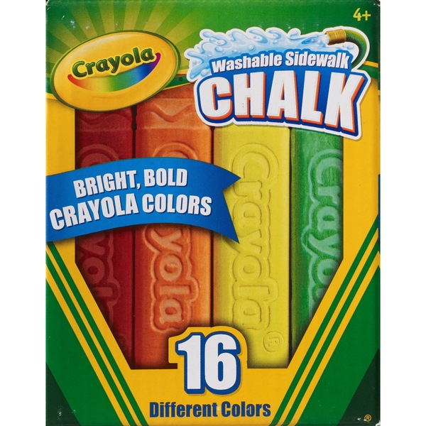 Crayola - Tiza lavable, para escribir en la acera