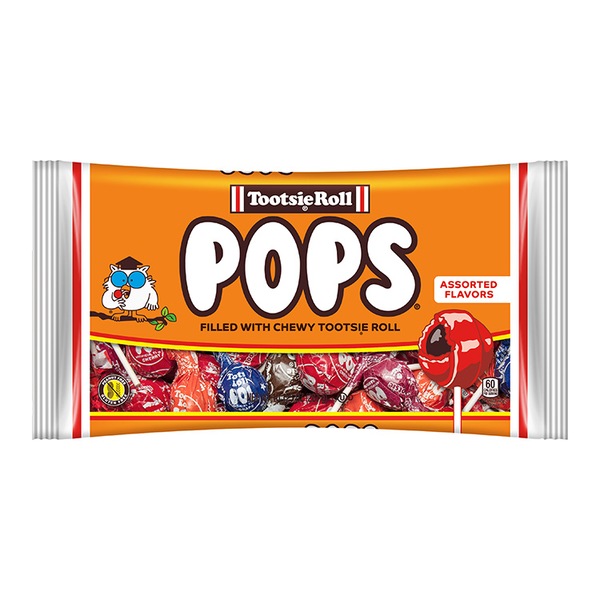 Tootsie Roll Pops Assorted Flavor Lollipops, 10.13 oz