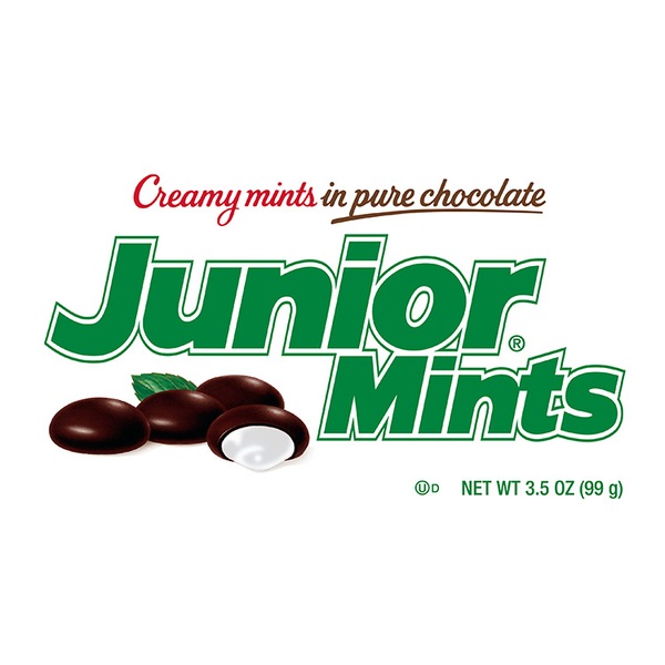 Junior Mints Chocolate Covered Mint Candy, Theater Box, 3.5 oz