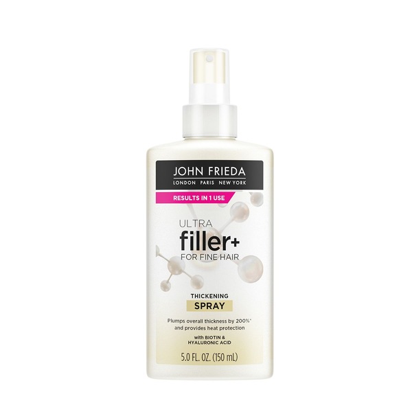 John Frieda ULTRAfiller+ Thickening Spray for Fine Hair, 5 OZ