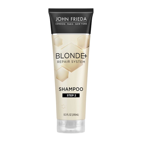 John Frieda Blonde+ Repair Bond Building Shampoo, 8.3 OZ