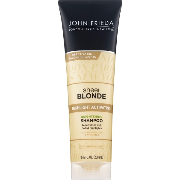 John Frieda Sheer Blonde Highlight Activating Brightening Shampoo, 8.45 OZ.