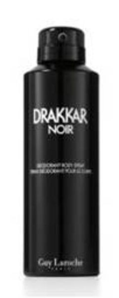 Drakkar Noir by Guy Laroche Body Spray, 6 OZ