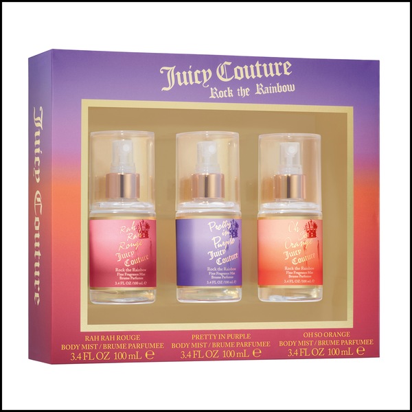 Juicy Couture Rock the Rainbow 3 Piece Rollerball Coffret Gift Set