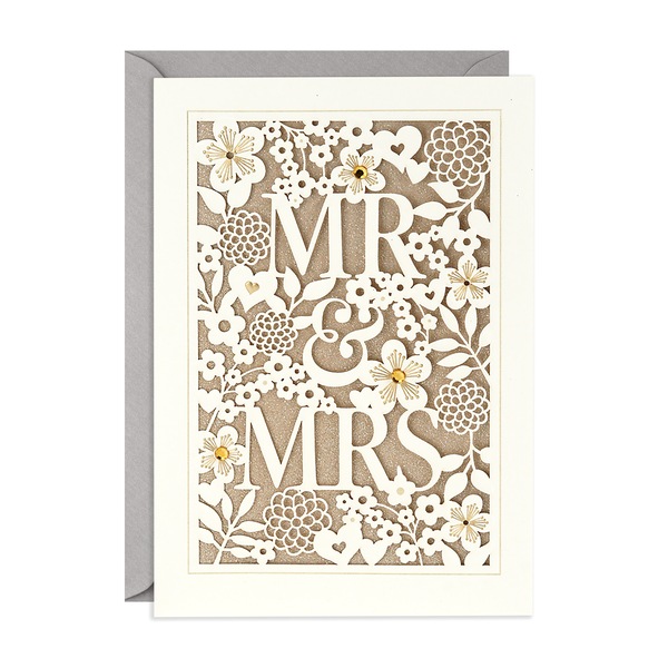 Hallmark Wedding Card (Mr. & Mrs.) E24
