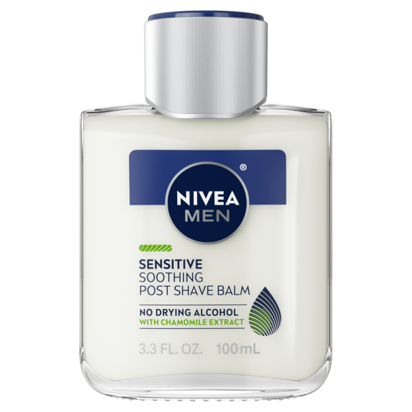 NIVEA Men Sensitive Cooling Post Shave Balm, Sensitive Cool, 3.3 OZ
