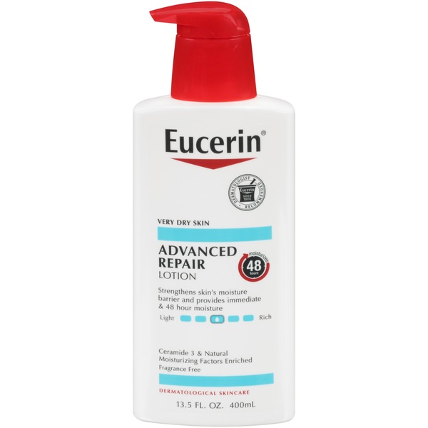 Eucerin Advanced Repair - Loción corporal, 13.5 oz