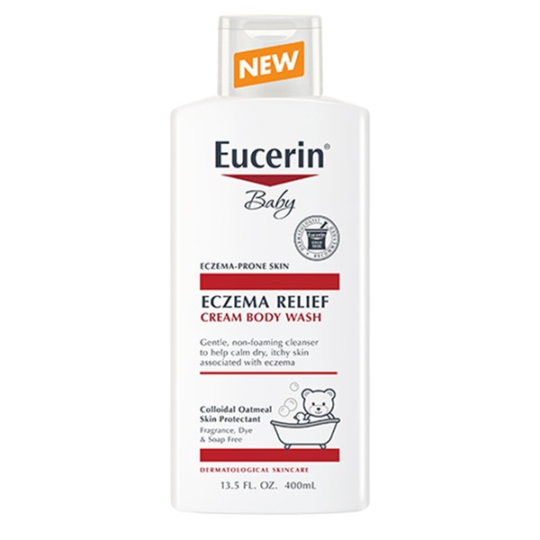 Eucerin Baby Eczema Relief Cream Body Wash, 13.5 FL OZ