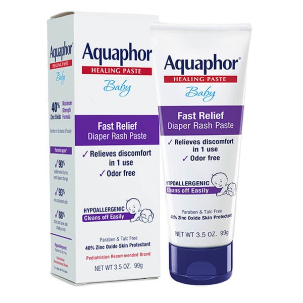 Aquaphor Baby Diaper Rash Paste, 3.5 OZ