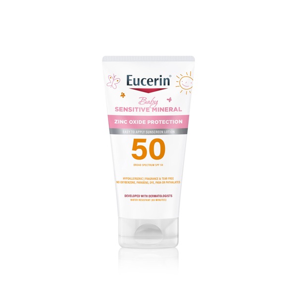 Eucerin Sun Sensitive Mineral Baby Sunscreen SPF 50, 4 OZ