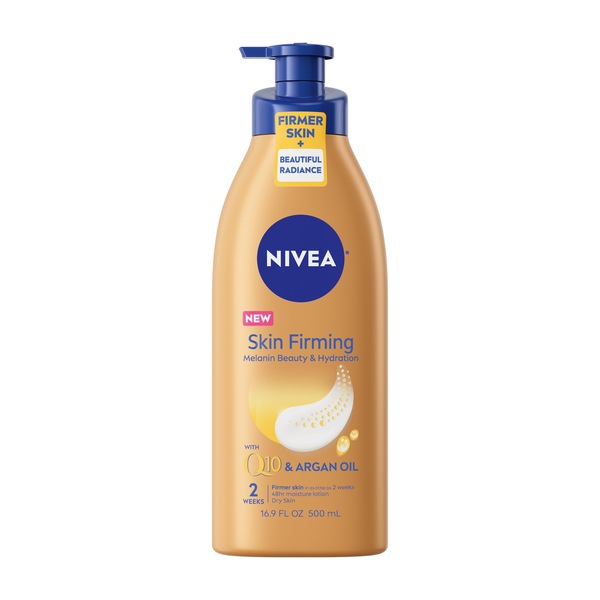 NIVEA Q10 Skin Firming Melanin Beauty & Hydration Body Lotion, 16.9 OZ