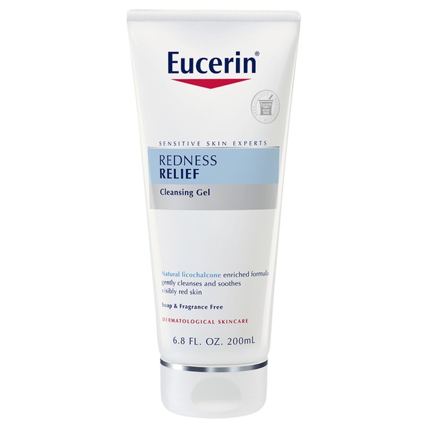 Eucerin Sensitive Skin Redness Relief Soothing Cleanser, 6.8 OZ