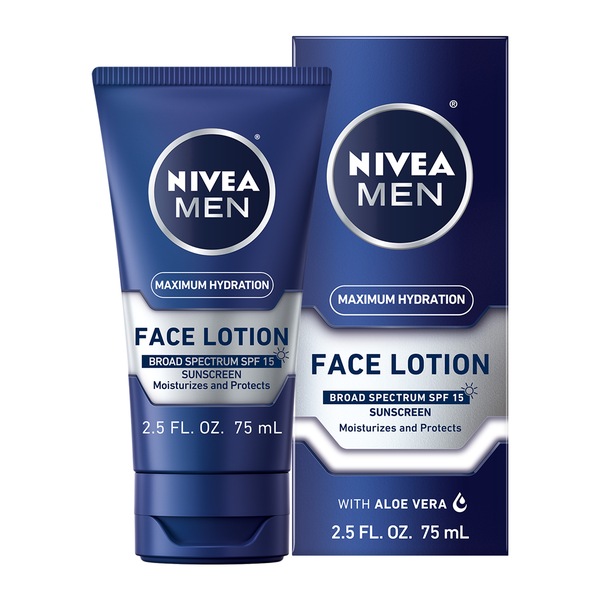 NIVEA Men Maximum Hydration Face Lotion, 2.5 OZ