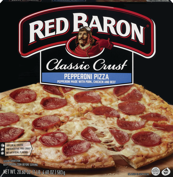 Red Baron Classic Crust Pepperoni Pizza, 20.60 OZ