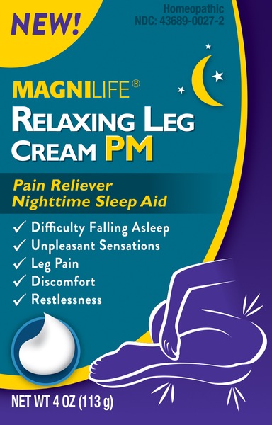 MagniLife Relaxing Leg Cream PM, 4 OZ