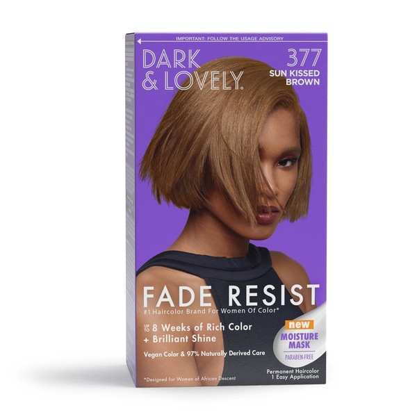 Dark & Lovely - Tinte para cabello permanente, resistente a la decoloración