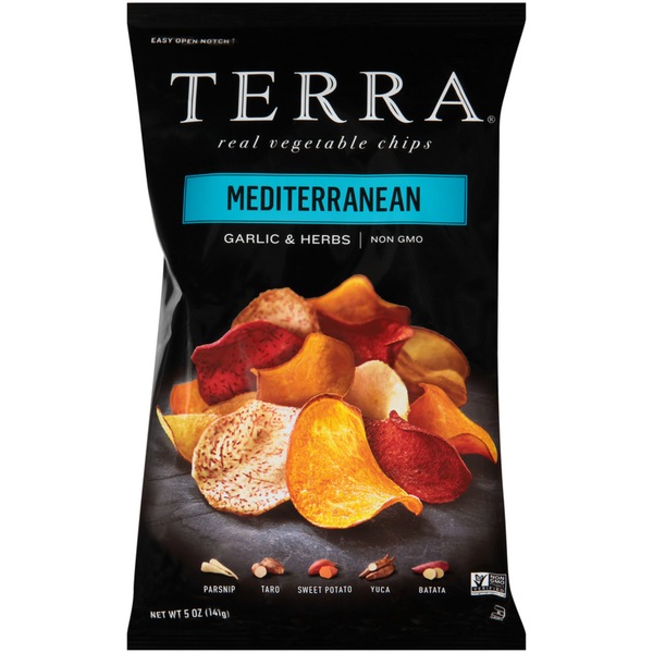 Terra Mediterranean Garlic & Herbs Real Vegetable Chips, 5 oz