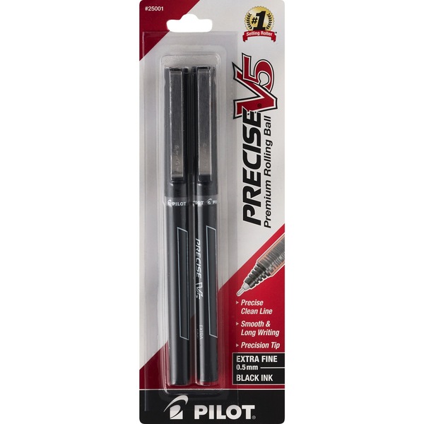 Pilot Rolling Ball Pens Extra Fine Black