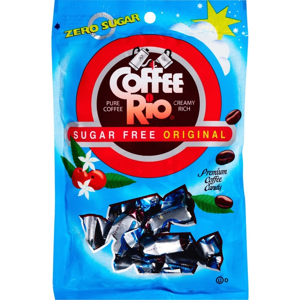 Coffee Rio Sugar Free Original Coffee Candy , 3 oz