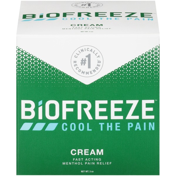 Biofreeze Soothing Pain Relief Cream, 3 OZ