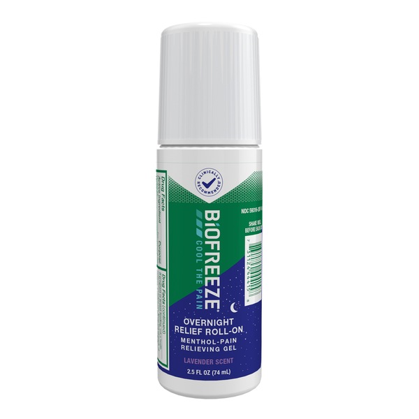Biofreeze Overnight Relief Roll-On, 2.5oz