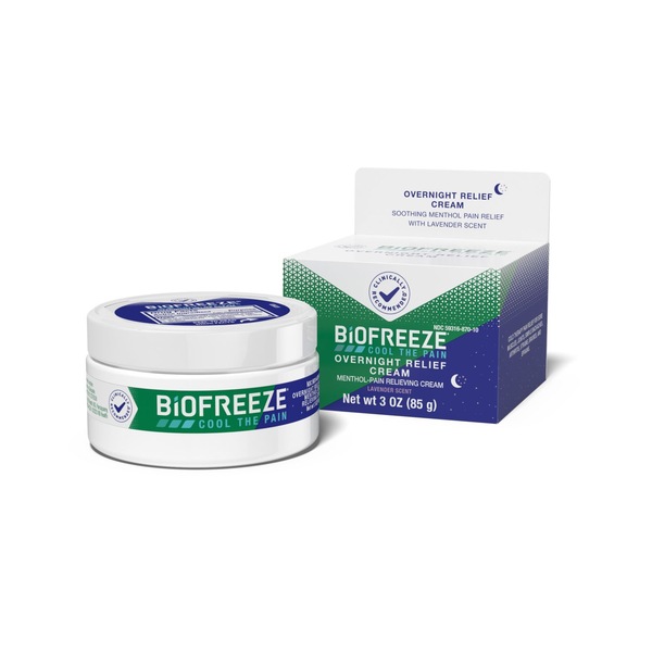 Biofreeze Overnight Cream, 3 OZ