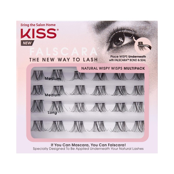 KISS Falscara Eyelash Wisp Multipack, 24CT