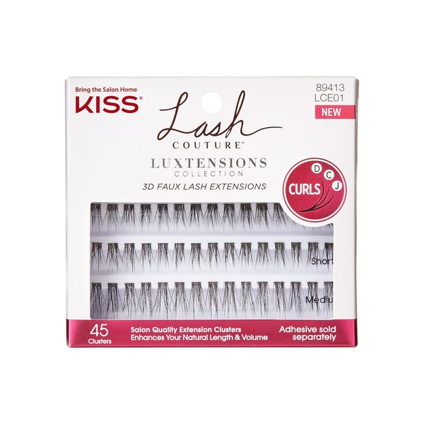 KISS Lash Couture Luxtensions False Eyelash Extension Clusters Kit