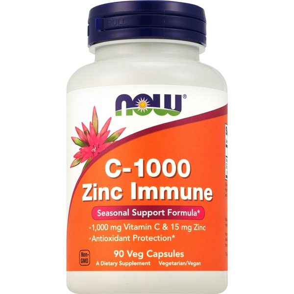 Now C-1000 Zinc Immune Veg Capsules