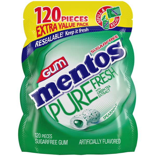 Mentos Pure Fresh Spearmint Gum, 120 Cct Pick Up In Store TODAY at CVS