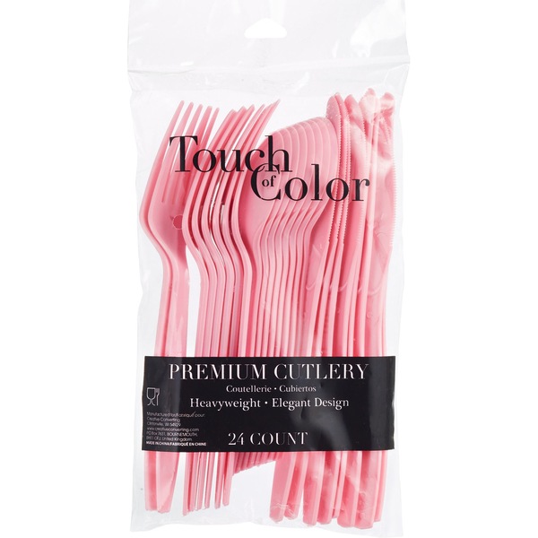 Touch of Color Premium - Cubiertos, rosado