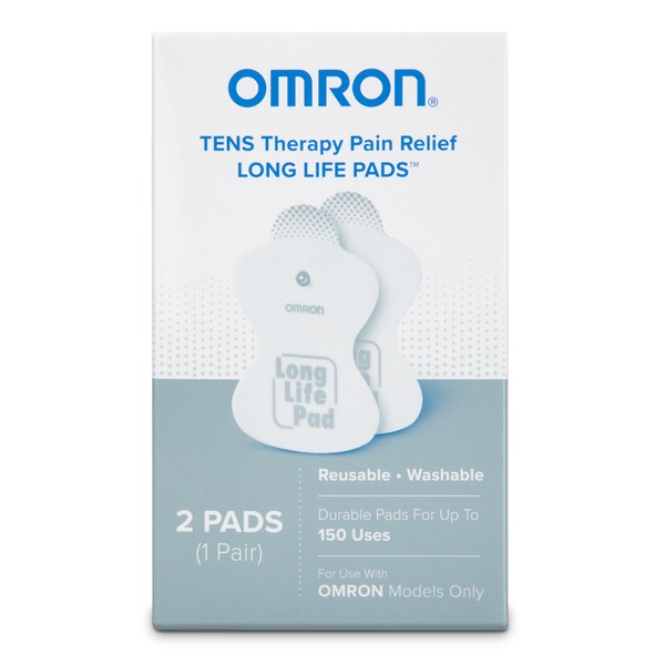 Omron TENS Therapy Pain Relief Long Life Pads, 2 CT