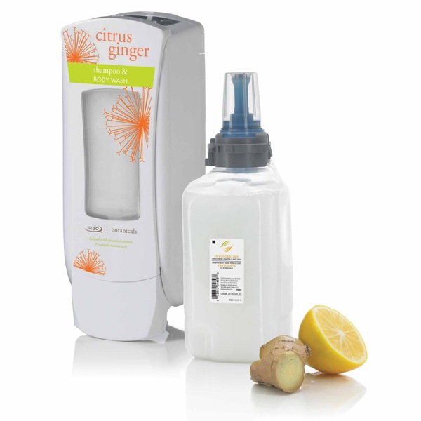 GOJO Invigorating Conditioning Shampoo and Body Wash Citrus Ginger, 42.2 OZ