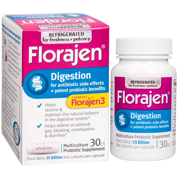 Florajen Digestion Multiculture Probiotic Supplement