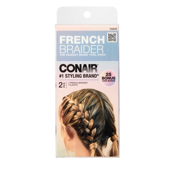 Conair French Braid Tool Kit w/ 25 bonus polybands