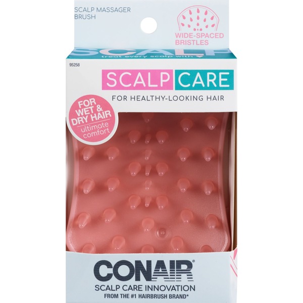 Conair Scalp Massager Brush, Pink