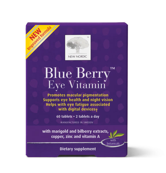 New Nordic Blue Berry Eye Vitamin, 60 CT
