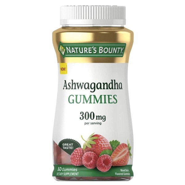 Nature's Bounty Ashwagandha Gummies,  300 mg, 60 CT
