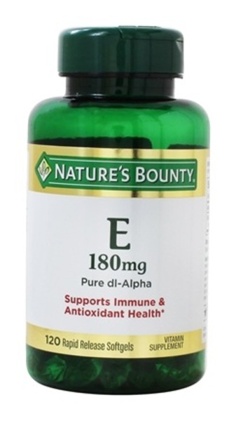 Nature's Bounty Vitamin E Softgels 180mg, 120 CT