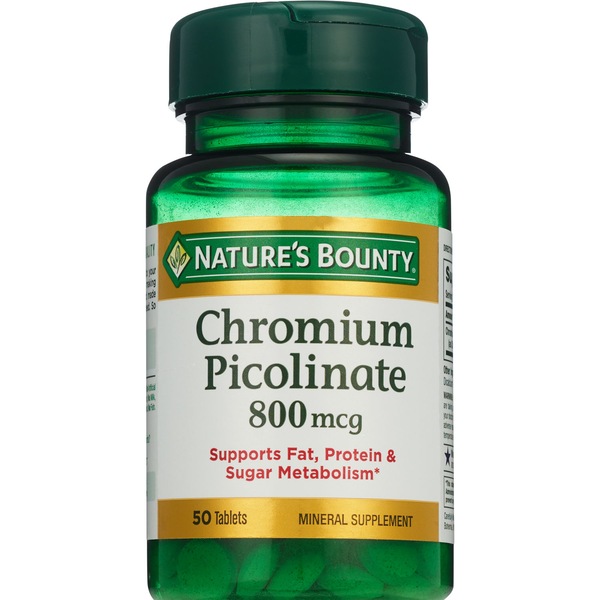 Nature's Bounty Chromium Picolinate Tablets
