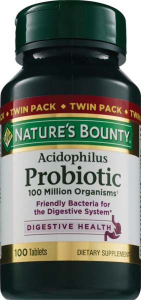 Nature's Bounty Acidophilus Twin Pack, 100 CT