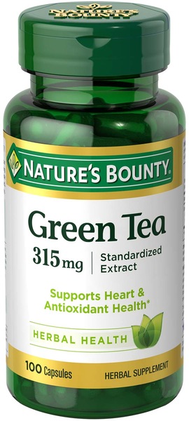 Nature's Bounty Green Tea Extract Capsules 315mg, 100CT