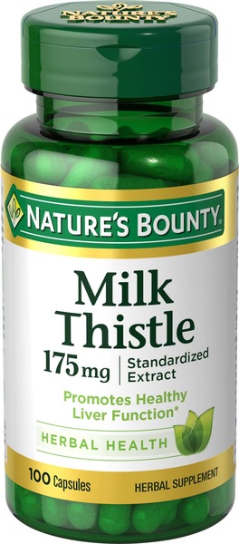 Nature's Bounty - Cápsulas de leche de cardo, 175 mg, 100 u.