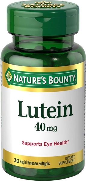 Nature's Bounty - Cápsulas blandas con luteína, 40 mg, 30 u.