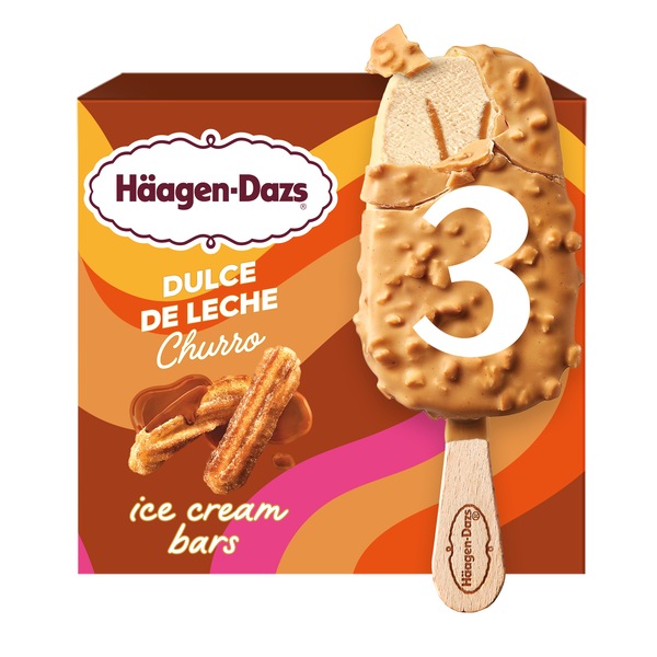 Dulce de Leche Churro Ice Cream Bars