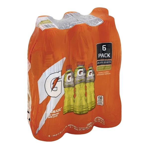 Gatorade Thirst Quencher, Lemon Lime, 6 CT, 20.3 OZ