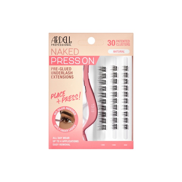 Ardell Naked Lash Press On Pre-Glued Underlash Extensions, Natural, 30 CT