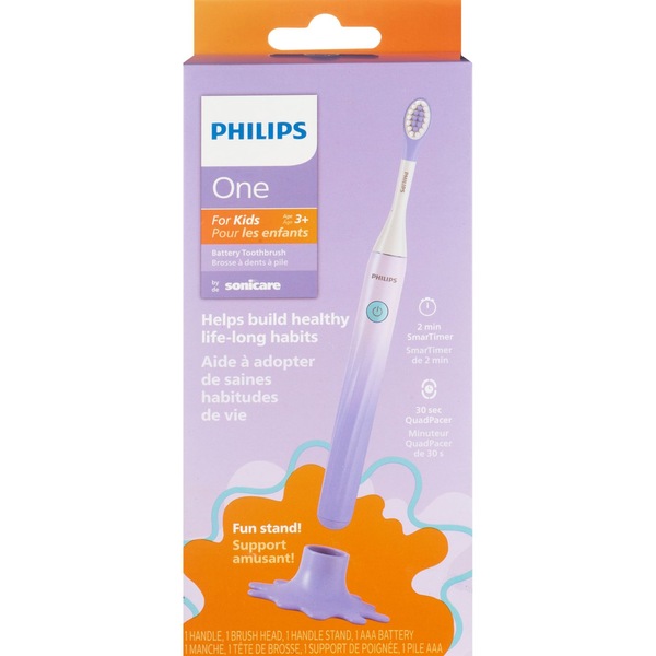 Philips One by Sonicare Kids Battery Toothbrush, ages 3+