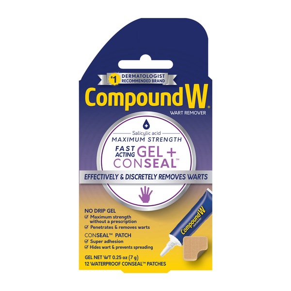 Compound W Maximum Strength Fast Acting Gel + Conseal Wart Remover